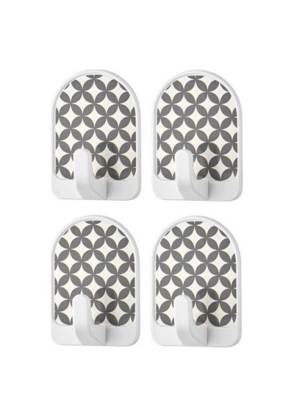 4 Parça Büyük Kubbe Yapışkan Askı (5224)