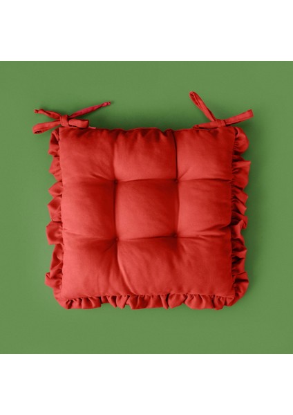 Soft Maia Sandalye Minderi - Kiremit - 40X40 cm modelleri