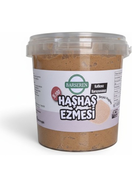Beyaz Haşhaş Ezmesi 1 kg %100 Katkısız