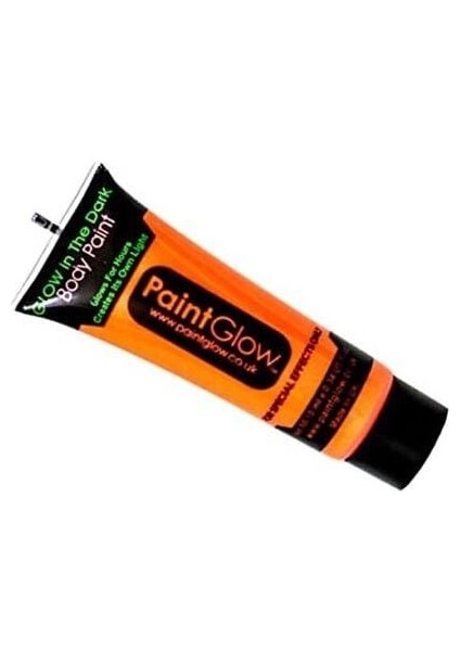 Karanlıkta Parlayan Fosforlu Neonlu Glow Parti Yüz Boyası Vücut Kremi Turuncu Renk fiyatları
