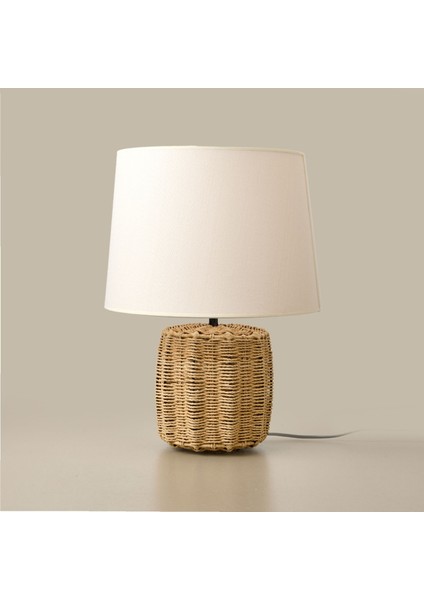 Lighting Santo Abajur - Kahverengi / Beyaz - 45X30 cm fiyatları