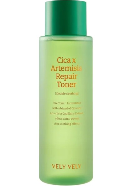 Cica x Artemisia Repair Toner 500 ml Pelin Otu ve Centella Özü Içeren Canlandırıcı Toner