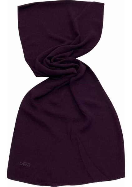 Trend Mürdüm Tek Renk Cazz Şal 4010