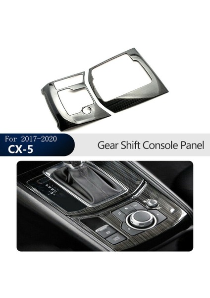 Mazda Cx-5 Cx5 2017-2020 Dişli Vites Konsolu Panel Çerçevesi Kapak Trim Titanyum Siyah (Yurt Dışından) fiyatları