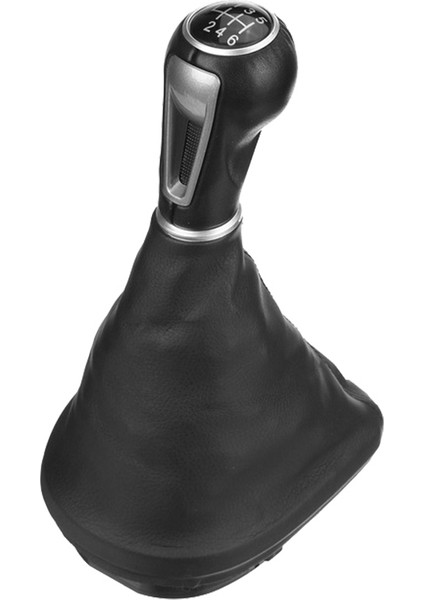 6 Hızlı Araba Deri Vites Değiştirme Düğmesi Çerçeve Dişli Kolu Toz Önyükleme Kapağı Koltuk Leon Iı/toledo Iıı Altea Xl (Yurt Dışından)