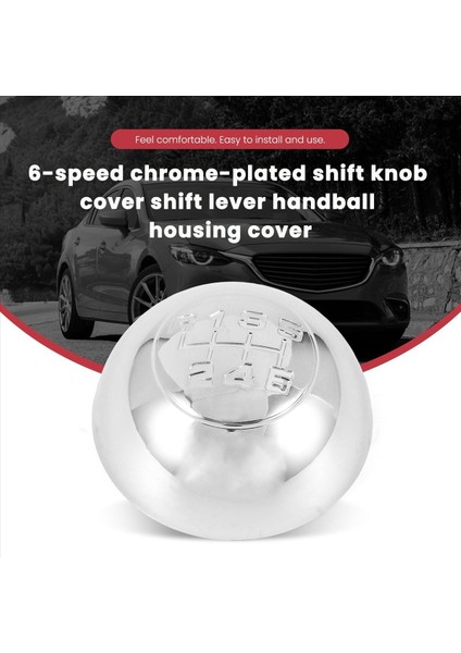 6 Hızlı Krom Dişli Vites Düğmesi Kapağı Kapak Değiştirici Kolu Hentbol Kılıfı Alfa Için Romeo Giulietta 2010-ON 55346345 (Yurt Dışından) indirimleri