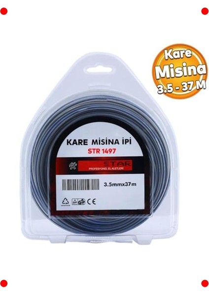 Profesyonel Kare Çim Biçme Misinası 3.5 mm 37 Metre fiyatları