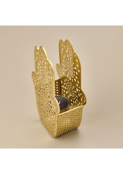 Etnik Metal Mumluk - Gold - 10 cm modelleri