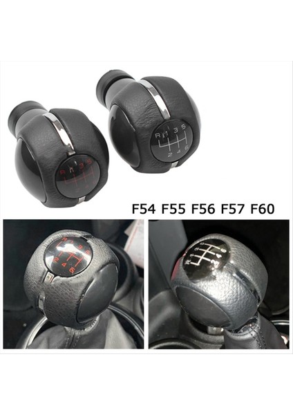 Mini Cooper F54 F55 F56 F57 F60 Için Siyah+Beyaz Dişli Vardiya Knob 6 Hız (Yurt Dışından) indirimleri