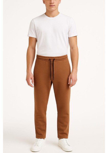 Erkek Düz Paça Rahat Kesim Premium Kumaş Eşofman Altı fiyatları