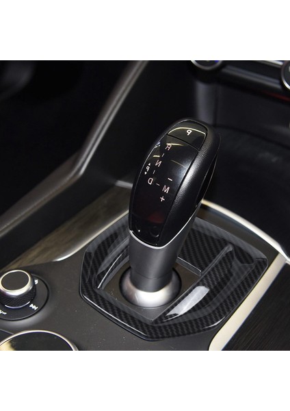 Alfa Için Karbon Fiber Stili Romeo Giulia Stelvio 2017 2018 Abs Iç Merkez Konsol Dişli Vites Paneli Kapak Trim Sticter (Yurt Dışından) fırsatları