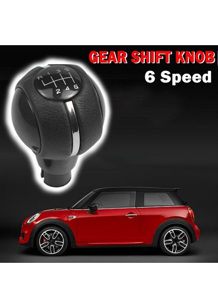 Mini Cooper F54 F55 F56 F57 F60 Için Siyah+Kırmızı Dişli Vardiya Knob 6 Hız (Yurt Dışından) indirimleri