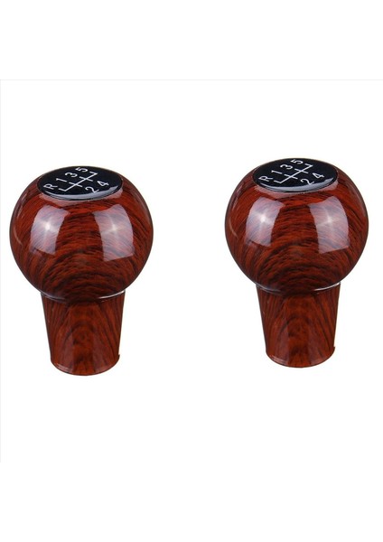 2x Araba 5 Vitesli Dişli Vardiyalı Düğme Dişli Düğmesi Golf Için Mk2 Iı Jetta Iı Aksesuarlar (Yurt Dışından)