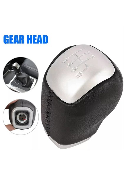 Manuel 6 Hızlı Spor Araba Dişli Vardiyası Düğmesi Menzil Evoque 2011-18 Elle Dikişli Vites Değiştirme Düğmesi Iç Aksesuar (Yurt Dışından)