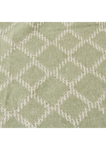 Soft Zivra Pamuklu Çift Kişilik Battaniye - Yeşil - 200X220 cm fiyatları