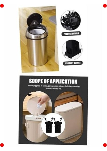 Çöp Kovası Kilit Klipsi Yedek Parça (2 Adet) fırsatları