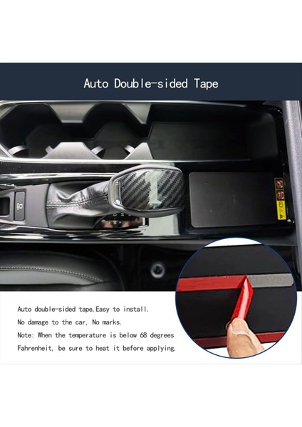 Toyota Camry 2024 2025 Aksesuarlar Için Araç Dişli Vites Düğmesi Kapak Döşeme Kalıplama Karbon Fiber (Yurt Dışından) fırsatları