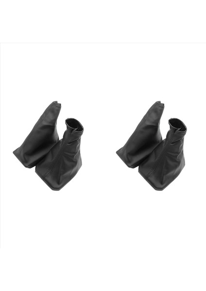 2x Araç Vardiya Vardiya Toz Kapağı Deri Dişli Vites Vardiya Kapağı Opel Corsa C Tigra B Combo C 1 Için Handbrake Boot ile (Yurt Dışından)