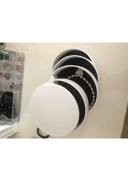 4 Katlı Dönebilen Silindir Takı ve Makyaj Organizer Kutusu fırsatları