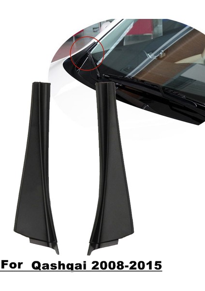 Araba Ön Ön Cam Silecek Yan Trim Kapağı Nissan Qashqai Için Ön Çamurluk Kapağı 2008-2015 (Yurt Dışından) fiyatları