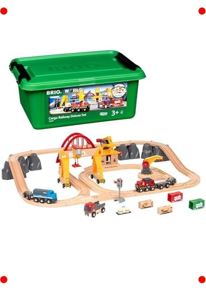 Lüks Kargo Tren Yolu Oyun Seti