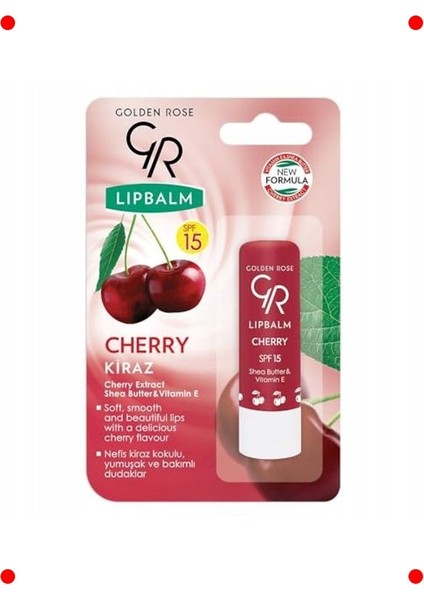 Spf 15 Kiraz Özlü Nemlendirici Dudak Balmı