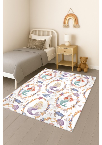 Denizkızı Masalı Bambu Çocuk Odası Halısı fiyatları