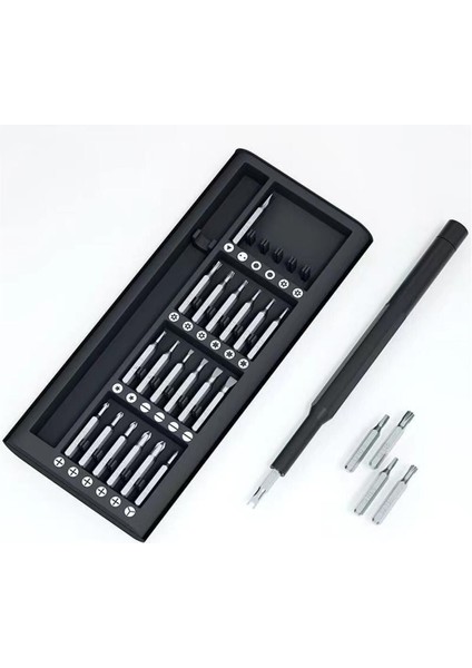25 Parça Çok Fonksiyonlu Hassas Tornavida Seti – Telefon Tablet Elektronik Tamir Tornavida Seti