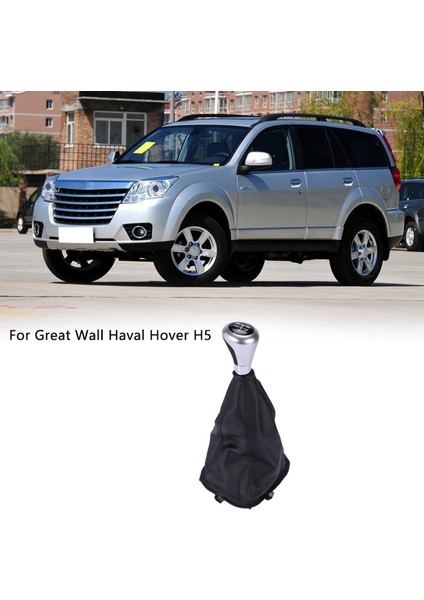 Büyük Duvar Için Siyah Haval Hover H5 Araç Kılavuzu 5 Vites Vites Değiştirme Koyu Kafa Kafası Vites Vardiya Kolu Trim Toz Kapağı (Yurt Dışından) fırsatları