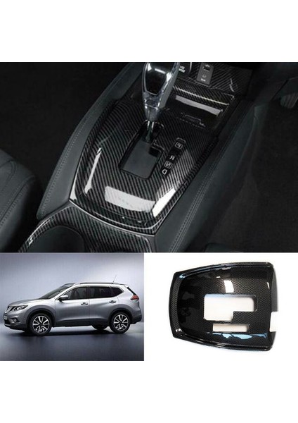 Rhd Araba Dişli Vites Knob Etiket Paneli Çerçeve Trim Kapak Nissan X-Trail T32 Rogue 2014-2018 Için Iç Dekoratif (Yurt Dışından) fiyatları