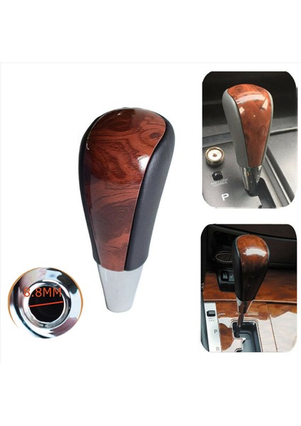 Toyota Prado Için 4x Araba Vardiya Knob Dişli Vites Değiştirme Knob Kolu Vites Değiştirici Hilux 2011 Crown Rav4 Fortune 2012 Siyah (Yurt Dışından) indirimleri