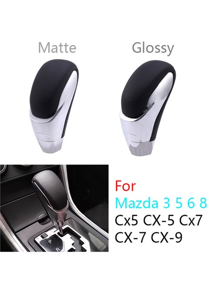 Mazda Için 2x Araç Dişli Vites Knob Deri Dişli Vites Vites Kafası 3 5 6 8 Cx5 Cx-5 Cx7 Cx-7 Cx-9 Kol Değiştirici Çubuk Mat (Yurt Dışından) fiyatları
