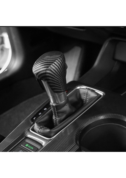 Honda Civic 2022 Için 3x Siyah Karbon Fiber Araba Dişli Vites Değiştirme Düğmesi Kapak Trim Dişli Kafası Kapak (Yurt Dışından) indirimleri