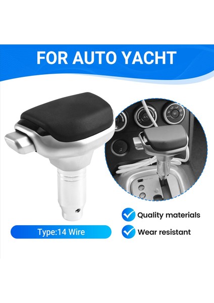 1pc Siyah Cilt Araç Vardiya Vardiya Hentbol Nissan Otomatik Yat 14 Tel Için (Yurt Dışından) fırsatları