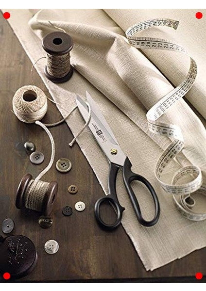 21CM Klasik Paslanmaz Çelik Kumaş Makası (Siyah) modelleri