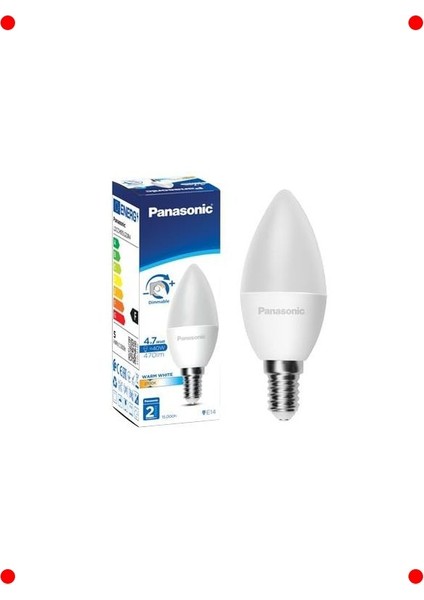 E14 LED Kısılabilir Lamba 4.7W, 470LM, 2700K