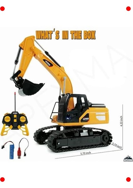 Şarjlı Uzaktan Kumandalı Tam Fonksiyonlu Ekskavatör Oyuncak fiyatları