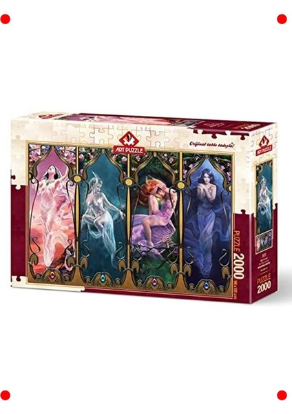 Dört Cevher Manzara Yapbozu (2000 Parça)