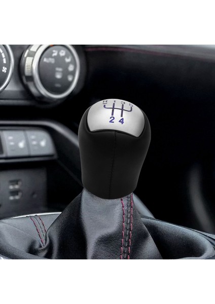 2x 5 Hızlı Deri Manuel Araba Dişli Vites Değiştirme Kenti Kolu Renault Megane Clio Iı Twingo Kangoo Logan Mavi (Yurt Dışından) modelleri