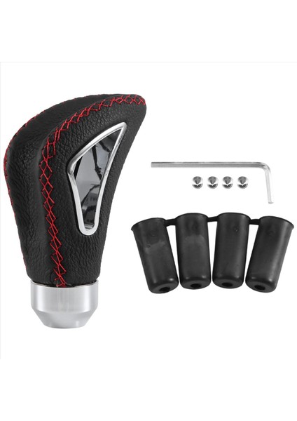 Evrensel Deri Otomatik Matik Vardiya Camion Manuel Dişli Çubuk Vites Değiştirici Kol Knob (Yurt Dışından)