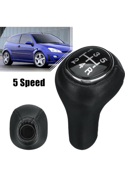 Ford Focus Mk1 1998-2005 Için 5 Vitesli Deri Dişli Vardiya Düğmesi Vites Değiştirici Kolu (Yurt Dışından) fiyatları