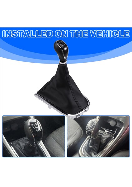 Buick Excelle Gt/xt Opel Astra 2009-2014 Için Toz Kapağı ile Araba 6 Hızlı Vites Değiştirme Koyu Kılavuzlu Şanzıman Vardiya Kafası (Yurt Dışından) modelleri