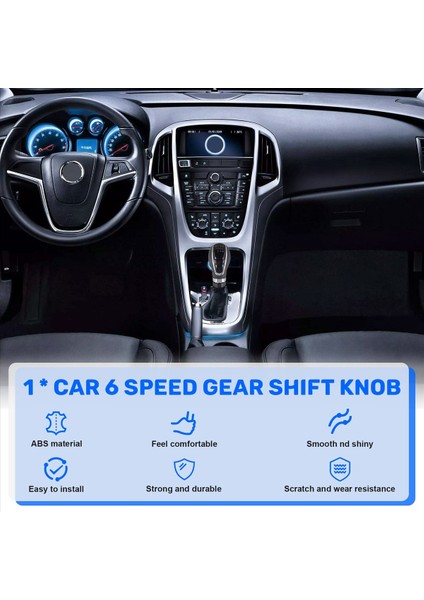 Buick Excelle Gt/xt Opel Astra 2009-2014 Için Toz Kapağı ile Araba 6 Hızlı Vites Değiştirme Koyu Kılavuzlu Şanzıman Vardiya Kafası (Yurt Dışından) fırsatları