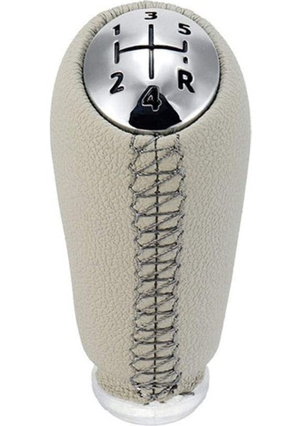 Dişli Vardiya Knob 5speed Deri mt Dişli Değiştiren Kalem Kafası Bej Renault Megane Iı Için Mk2 Scenic 2 Clio 3 Iıı Mk3 (Yurt Dışından)