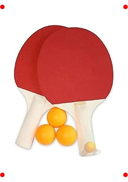 Masa Tenisi Seti - 2 Raket, 3 Top
