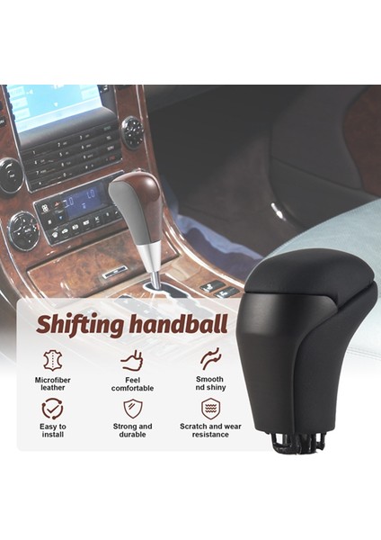 Toyota Land Cruiser Prado Için Araba Otomatik Dişli Vites Düğmesi Değiştirici Kol 150 2018 2019 2020 Siyah Ahşap (Yurt Dışından) indirimleri