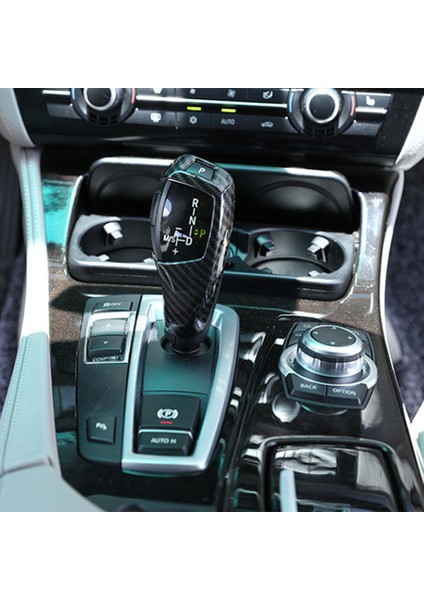 -Bmw F20 F30 F31 F34 X5 F15 X6 F16 Karbon Fiber Dişli Vites Vites Kafalı Yaka Sapı Kılıf Için 2x Dişli Vardiya Düğmesi Kapağı (Yurt Dışından) fiyatları