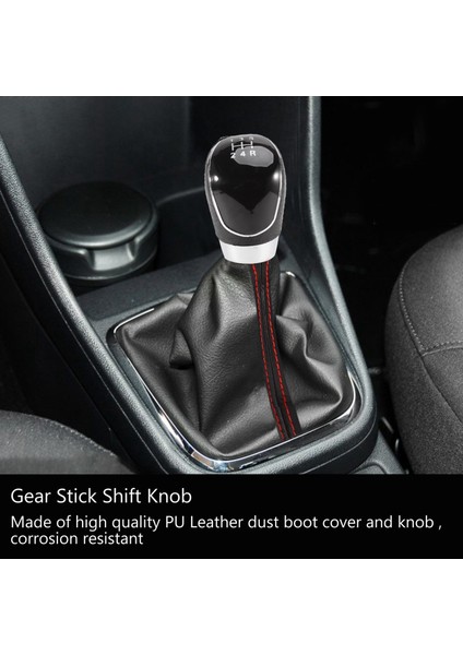 Ford Focus Mk2 2005-2012 Için 5 Hızlı Dişli Çubuğu Vardiya Düğmesi ve Toz Önyükleme Kapağı (Yurt Dışından) fırsatları