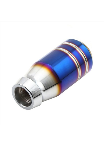 2x 3 Inç Gelin Yanmış Mavi Evrensel Araba 5 Vites Vites Kolu Manuel Vites Değiştirici Düğmesi (Yurt Dışından) fırsatları