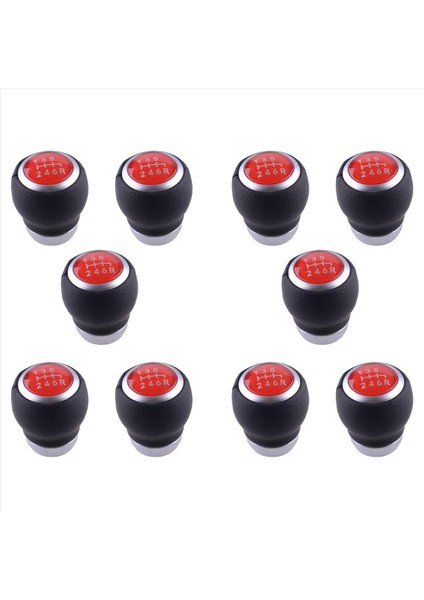 Subaru Impreza Wrx Stı 2015-2019 Için 10X 6 Hızlı Araba Kılavuzu Vites Vites Vites Değiştirme Düğmesi (Yurt Dışından) modelleri